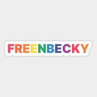 Rainbow Pride x Freenbecky Gap the Series Sticker